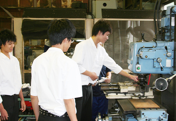 高校生の職場体験受け入れ